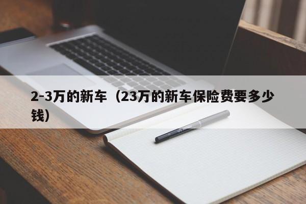 2-3万的新车（23万的新车保险费要多少钱）